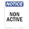 Signmission OSHA Notice, 5" Height, Non Active Sign, 5" X 3.5", Portrait OS-NS-D-35-V-15048 - alternate 1